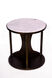 MZ Series Marble Side Table, Black Frame