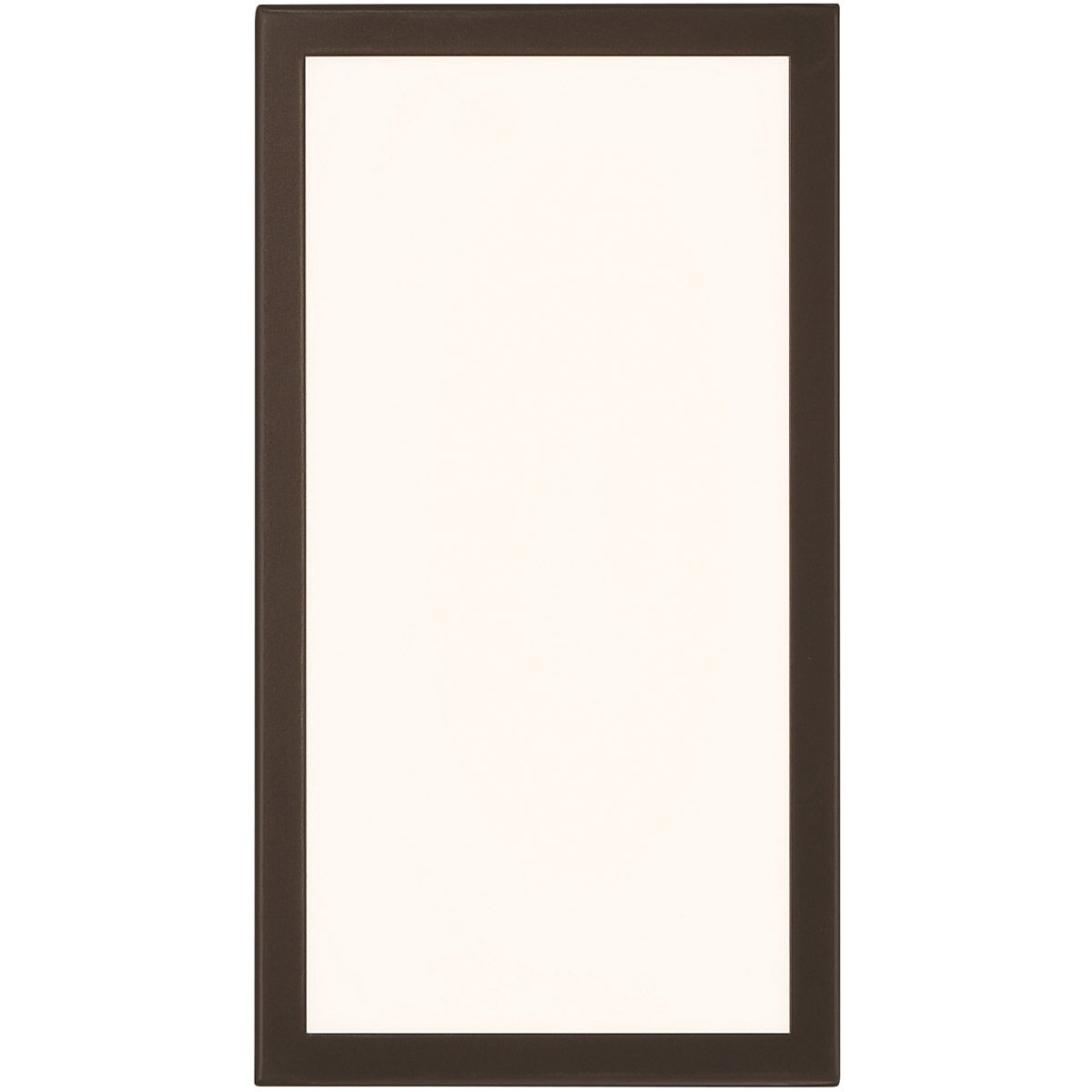 GEO LED 12 inch Bronze Outdoor Wall Sconce