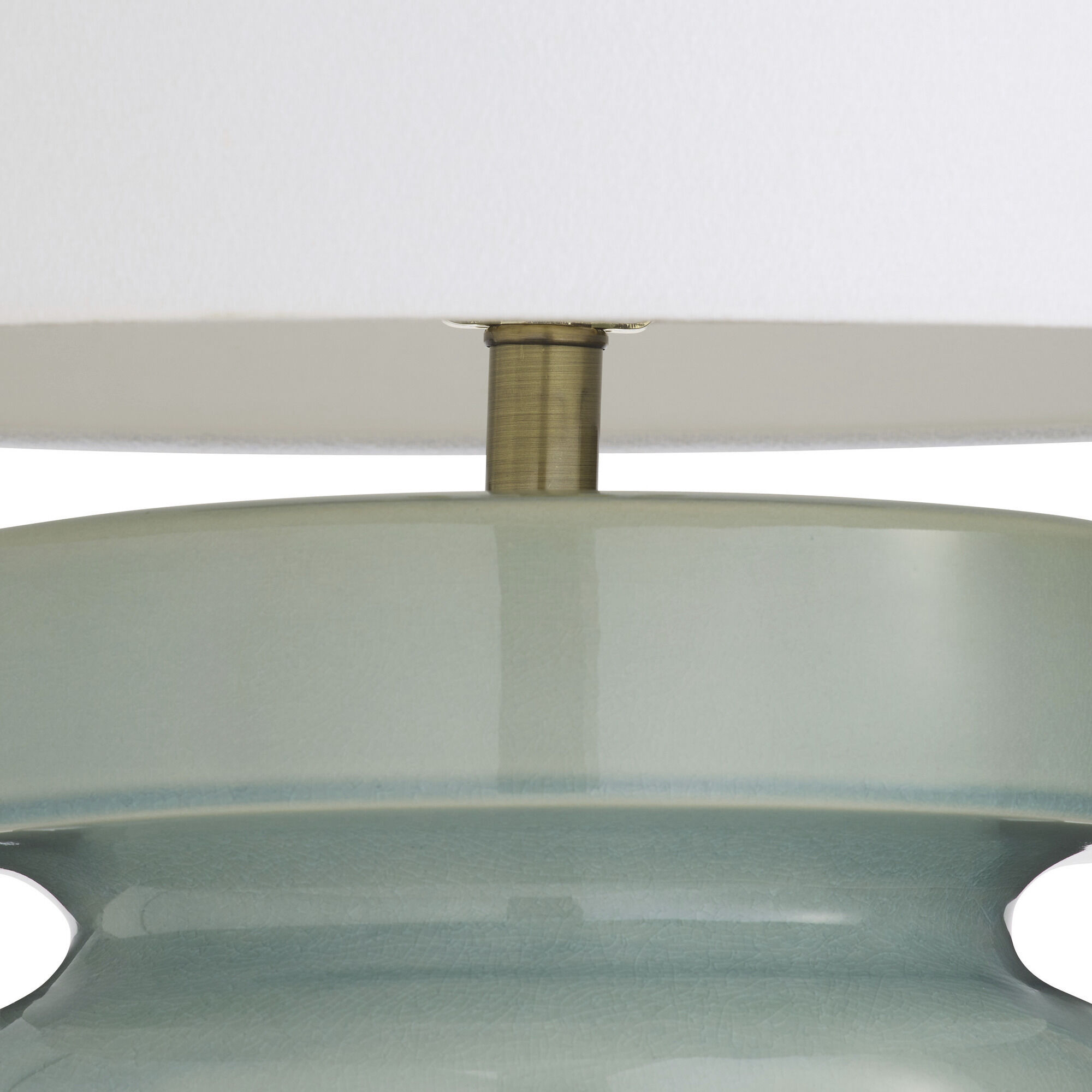 Katrina 30.5 inch 150.00 watt Celedon and Antique Brass Table Lamp Portable Light