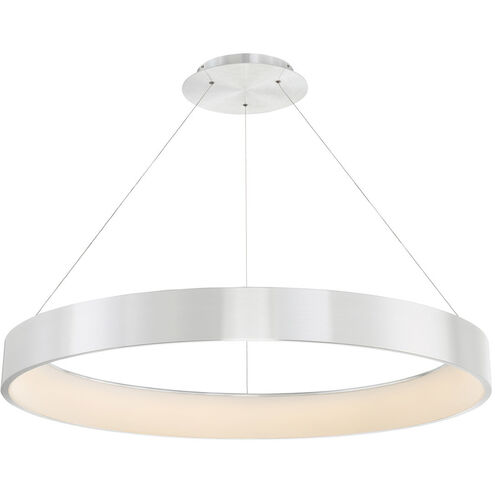 Corso LED 43 inch Brushed Aluminum Pendant Ceiling Light in 43in, dweLED 
