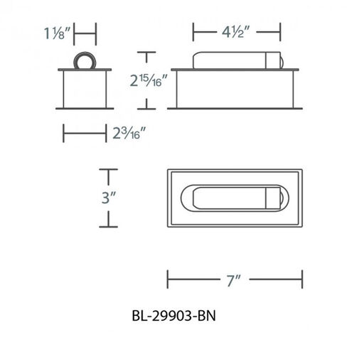 Scope Reading Light Wall Light in Brushed Nickel, dweLED