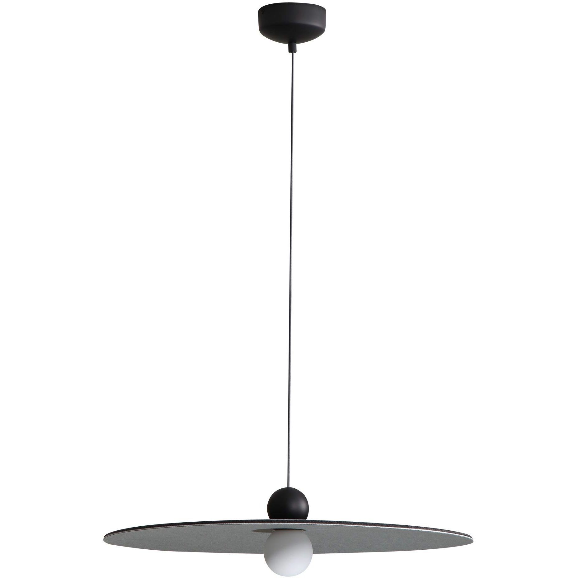 Faroe Pendant Ceiling Light in Flecked Black/Grey