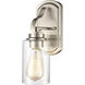 Market Square 1 Light 4 inch Brushed Nickel Sconce Wall Light