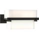 Kakomi 1 Light 9.8 inch Black Sconce Wall Light