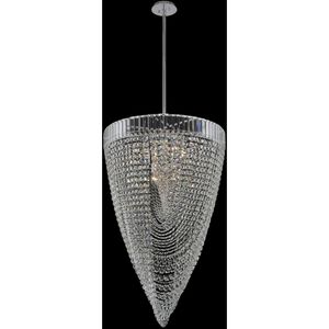 Mira 18 Light 26 inch Chrome Foyer Pendant Ceiling Light