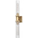 Beau Wall Sconce Wall Light in Rubbed Brass