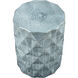 Olmedo 18 inch Seaglass Glazed Accent Stool
