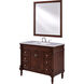 Lexington 42 X 21 X 35 inch Walnut Vanity Set