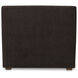 Amelia Dark Brown Slipper Chair