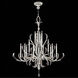 Beveled Arcs 16 Light 58 inch Silver Chandelier Ceiling Light