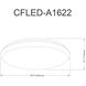 Modern LED 16 inch Flush Mount Ceiling Light