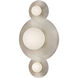 Lisa McDennon Rhea LED 10 inch Polished Nickel Vanity Light Wall Light
