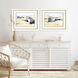 Waterside Blue and Beige Framed Art