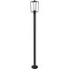 Sheridan 1 Light 91.25 inch Black Outdoor Post Mounted Fixture