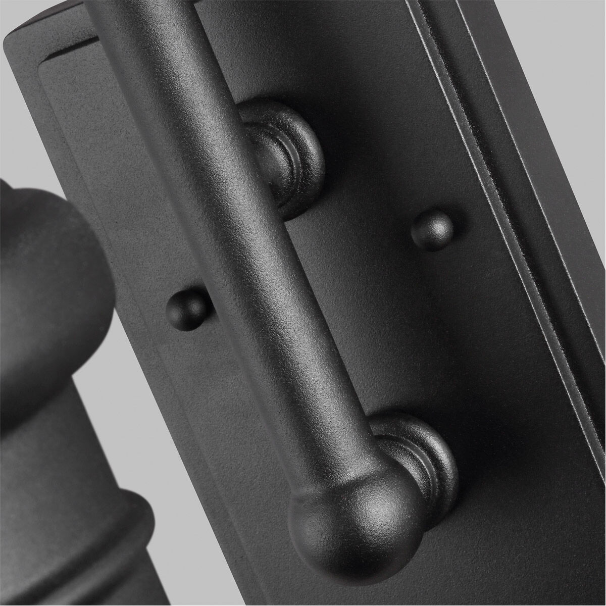 Redding Station 1 Light 15.63 inch Textured Black Outdoor Wall Lantern, Large