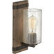Sawyer 1 Light 5.75 inch Sequoia with Iron Rust Vanity Light Wall Light