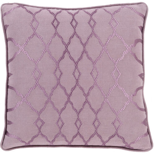 Lydia 20 inch Mauve Pillow Kit