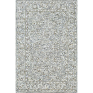 Shelby 108 X 84 inch Denim/Sage/Light Sage/Taupe/Ivory Handmade Rug in 7 x 9, Rectangle