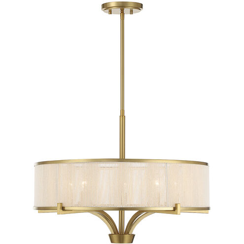 Wynwood 5 Light 24 inch Warm Brass Chandelier Ceiling Light