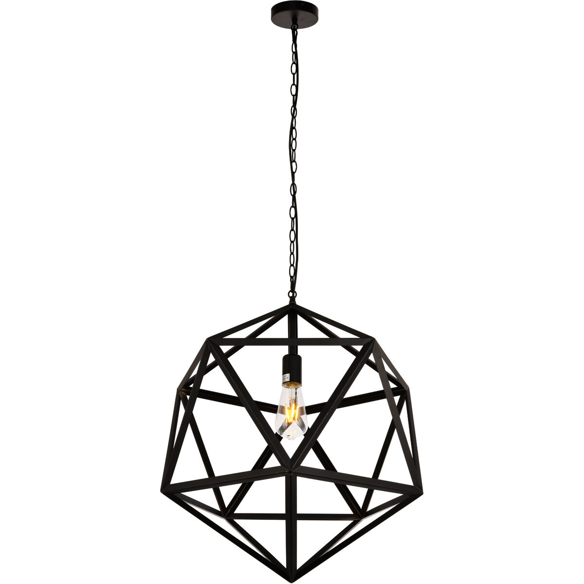 Redmond 1 Light 20 inch Black Pendant Ceiling Light