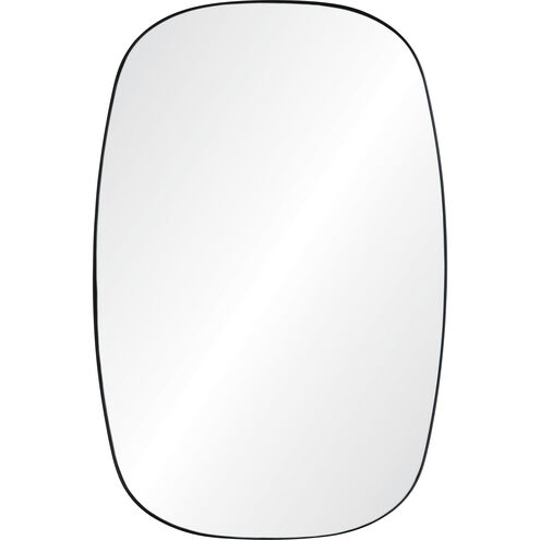 Bergen 36 X 24 inch Matte Black Wall Mirror