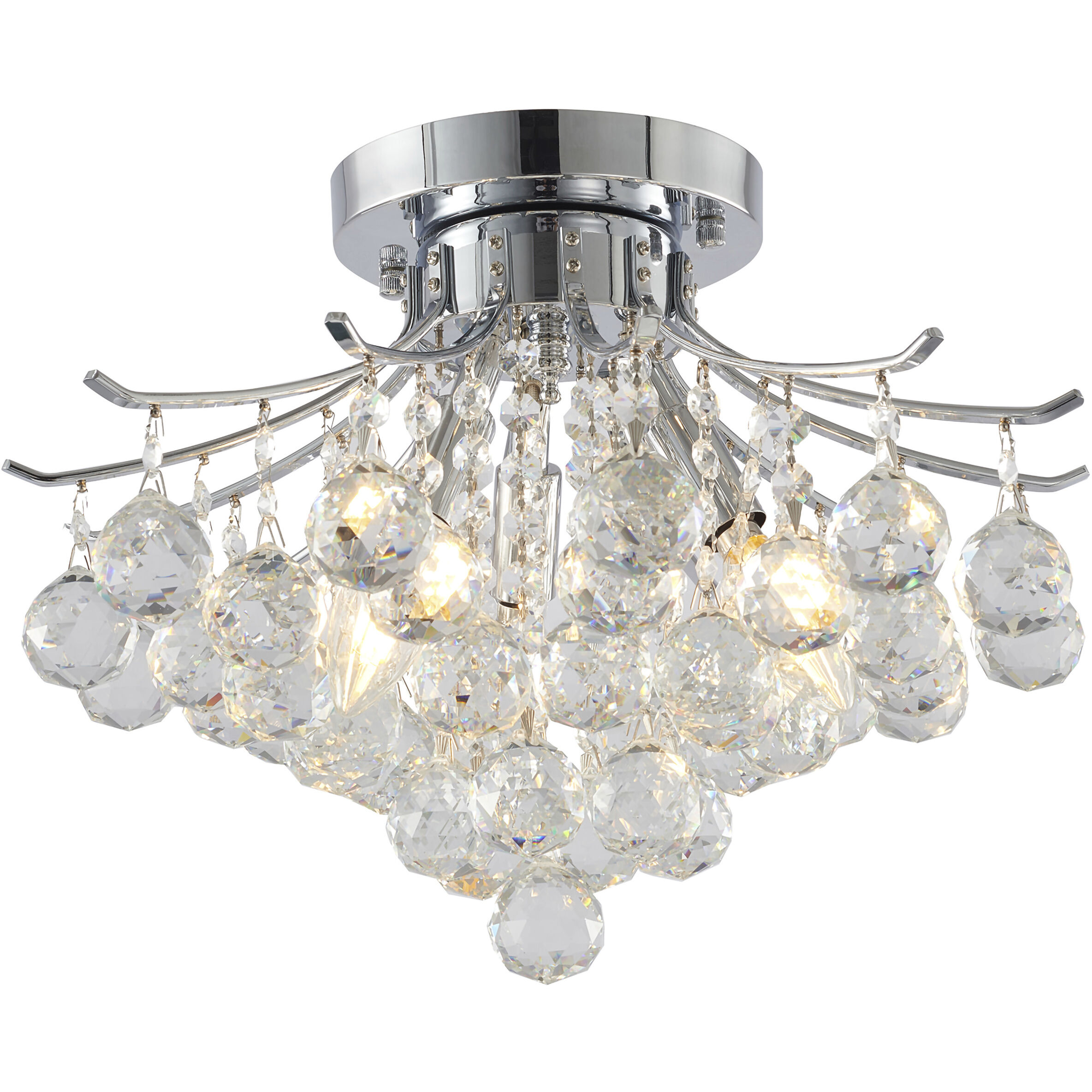 Canada 3 Light 16.00 inch Semi-Flush Mount