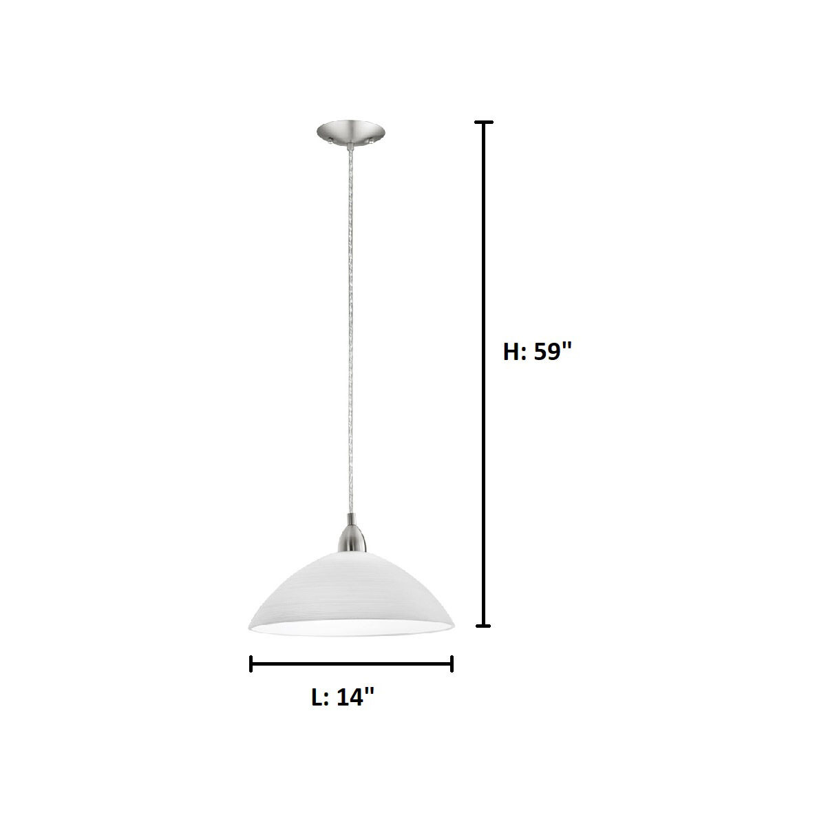 Lord 3 1 Light 14 inch Matte Nickel Pendant Ceiling Light