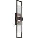 Sasha LED Statuary Bronze Outdoor Sconce