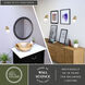 Huntley LED 7 inch Natural Brass Bathroom Light Wall Light