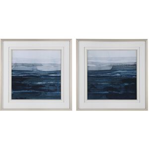Rising Blue 34 X 34 inch Framed Prints