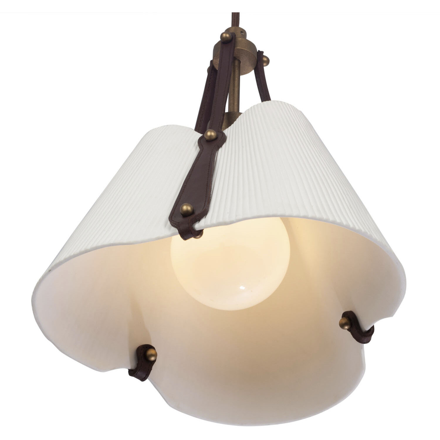 Embrace Island Light Ceiling Light in Pearlized Antique Brass