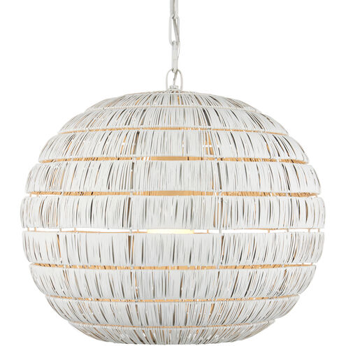 Panopolis 1 Light 20 inch White Pendant Ceiling Light