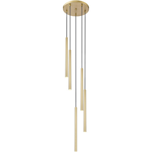 Forest LED 12 inch Modern Gold Chandelier Ceiling Light