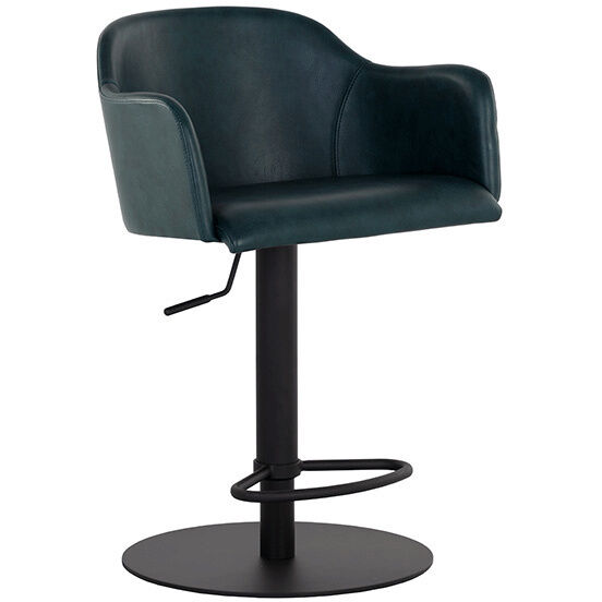 Hensley 40.5 inch Dark Teal Adjustable Stool