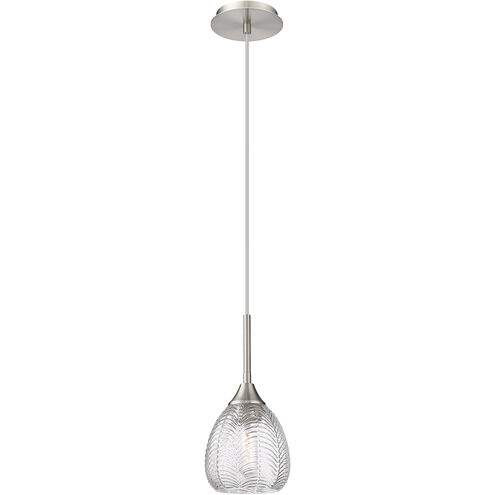 Berkshire 1 Light 5.9 inch Satin Nickel Pendant Ceiling Light