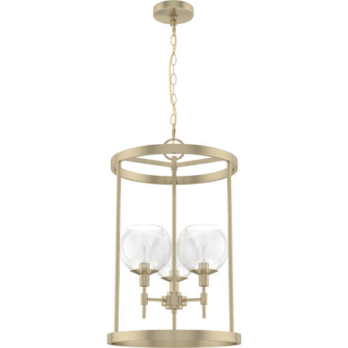 Xidane 3 Light 15 inch Alturas Gold Foyer Pendant Ceiling Light