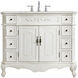 Danville 42 X 42 X 36 inch Antique White and Antique Bronze Vanity Sink Set