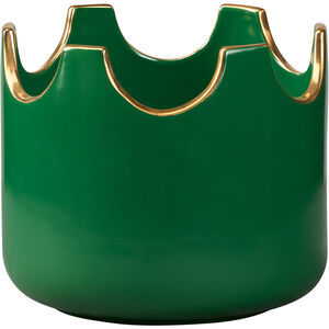 Classic Green and Gold Planter