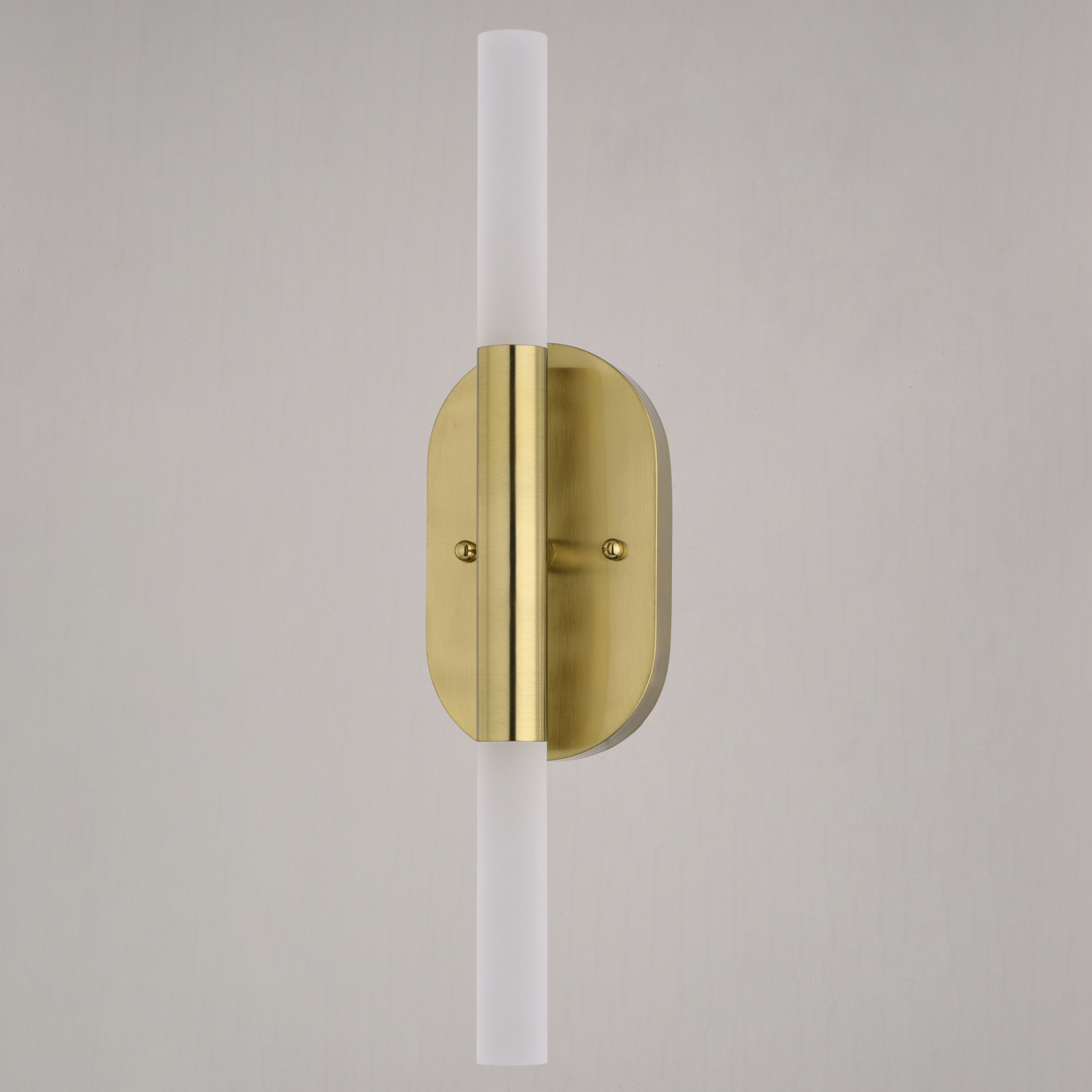 Fulton LED 4.5 inch Satin Brass Bathroom Light Wall Light
