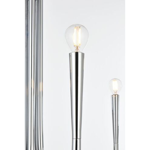 Layne 6 Light 30 inch Chrome Chandelier Ceiling Light