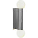 Ortona 2 Light 4.33 inch Polished Chrome Bathroom Wall Light