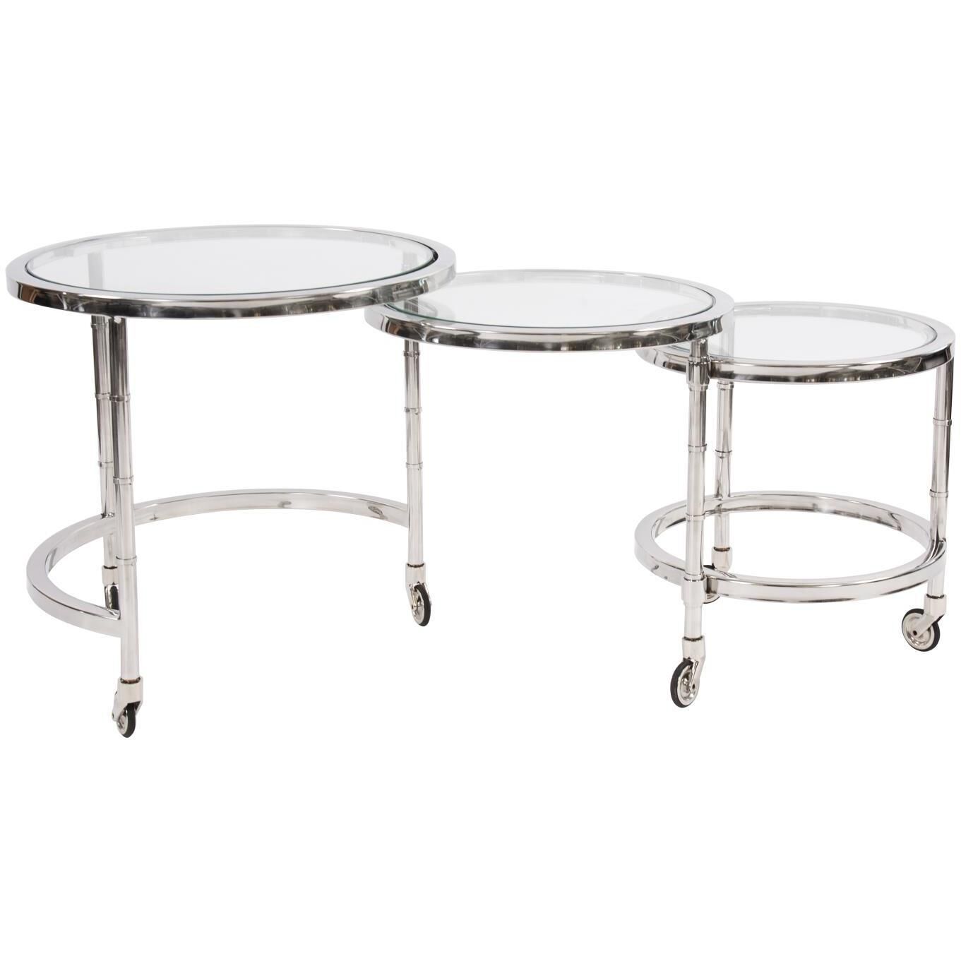 Carter Silver Bar Cart