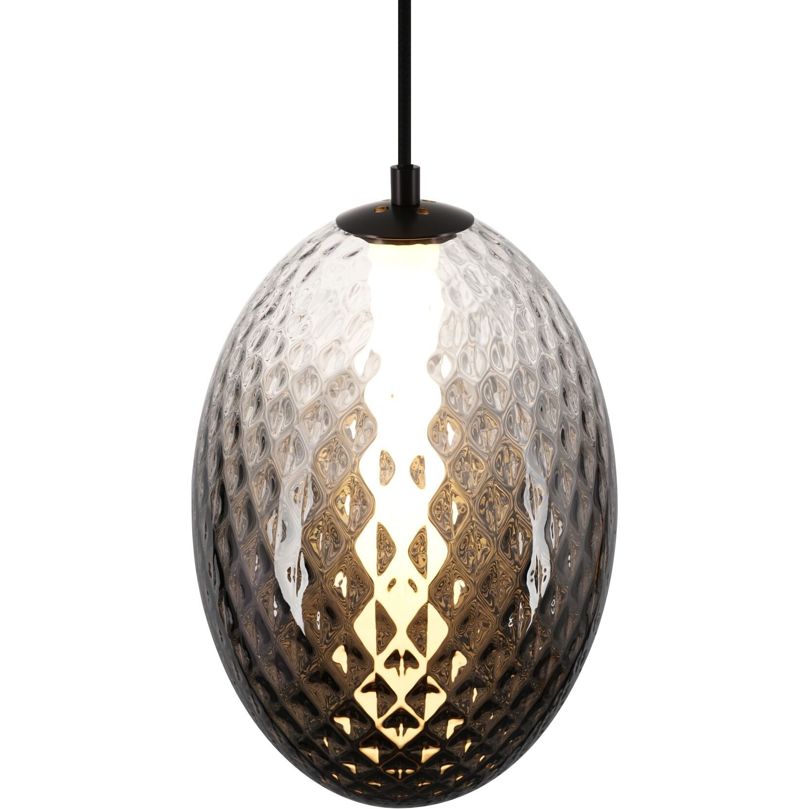 Celeste LED 9.8 inch Gunmetal Pendant Ceiling Light in Smoke Ombre