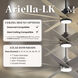 Atlas Ariella - LK 64 inch Brushed Brass with Barn Wood Tone Blades Ceiling Fan