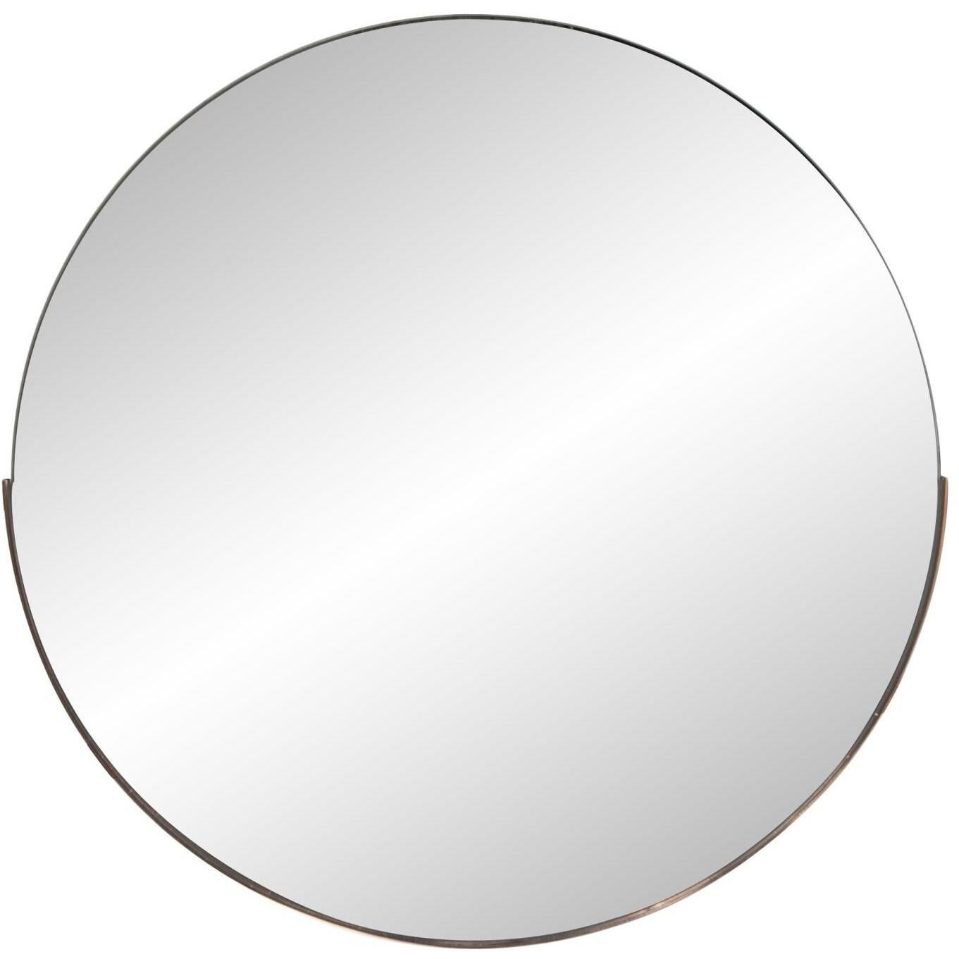 Dante 30 X 30 inch Polished Rose Gold Wall Mirror