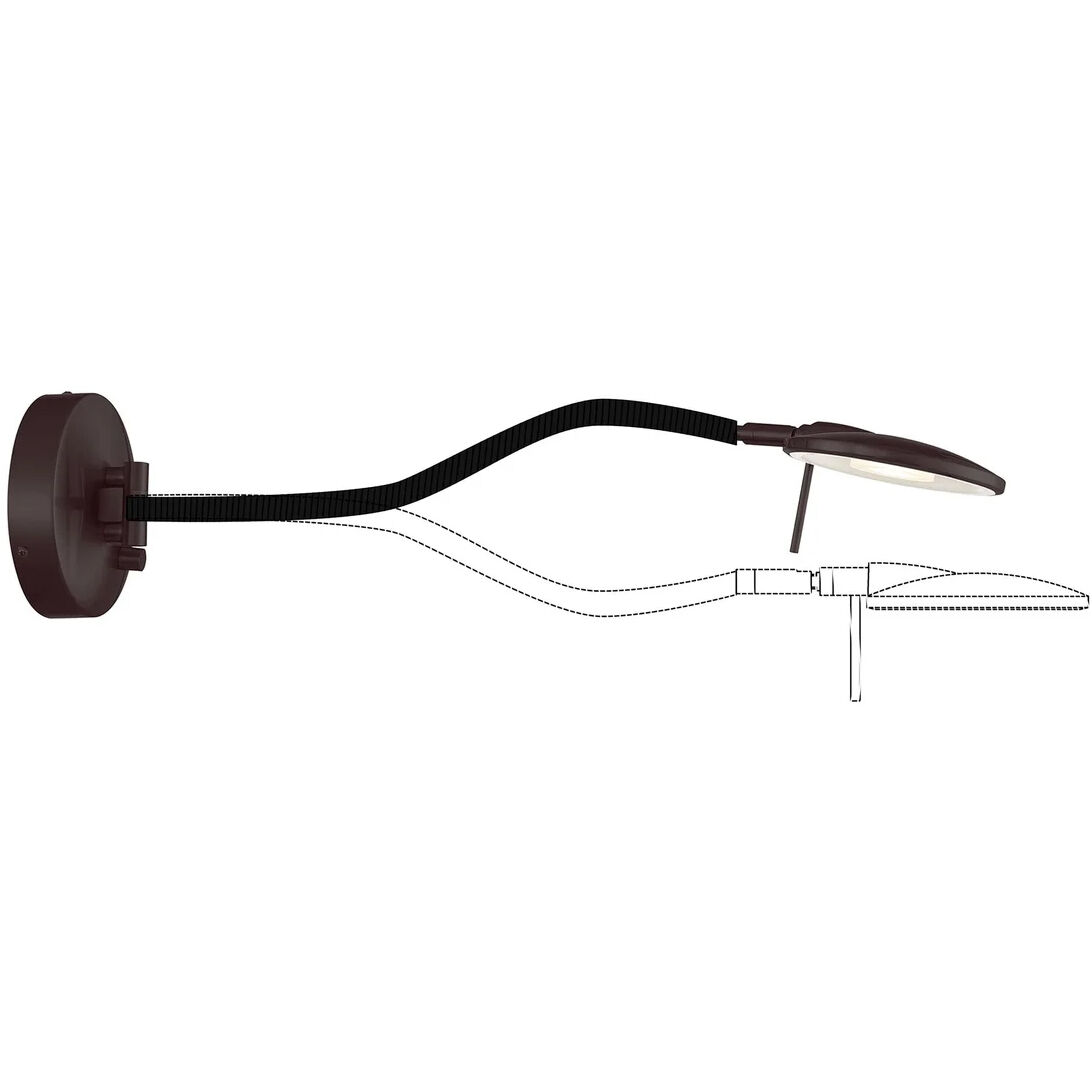 Dessau Flex LED 5.5 inch Bronze Wall Sconce Wall Light