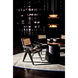 Vesuvius 59 X 59 inch Matte Black Dining Table