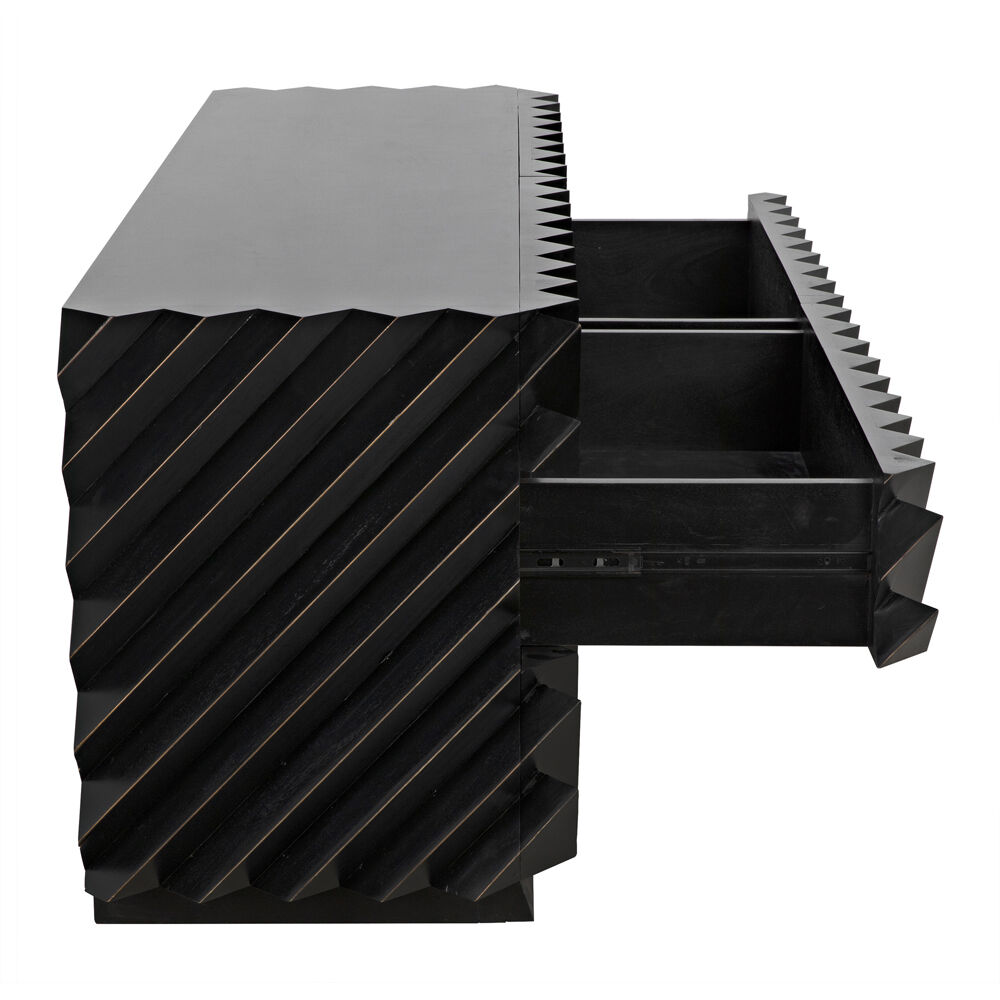 Hikaru Hand Rubbed Black Dresser