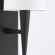 Trenton Bath Sconce Wall Light in Black Forged