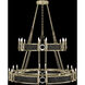 Mirage 24 Light 50 inch Gold Chandelier Ceiling Light
